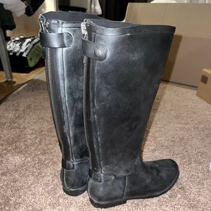 Jessica Simpson Black rain boots size 10